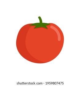 tomato icon. Illustration isolated on white background.