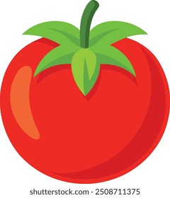 Icono de tomate Ilustración Diseño de Vector