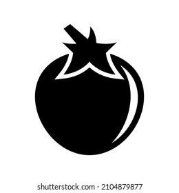 Tomato icon isolated on white background