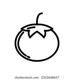 tomato icon line style vector