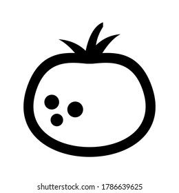 tomato icon or logo isolated sign symbol vector illustration - high quality black style vector icons

