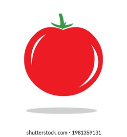 Tomato icon logo vector illustration isolated on white background