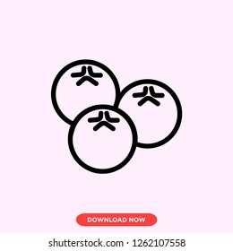 Tomato icon modern vector style