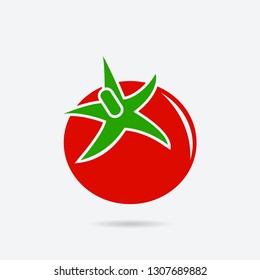 tomato icon on a white background