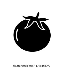 Tomato icon on white background