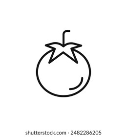 Tomato Icon Series Juicy Vegetable Illustrations for Cooking and Nutrition