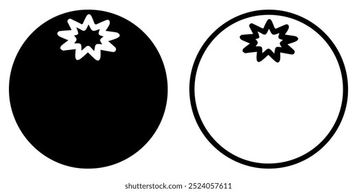 Conjunto de iconos de tomate. Vector de tomates cherry. icono de Vector vegetal.