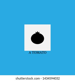 a tomato icon sign signifier vector