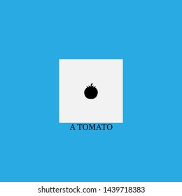 a tomato icon sign signifier vector