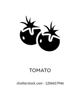 Tomato icon. Tomato symbol design from Agriculture, Farming and Gardening collection. Simple element vector illustration on white background.