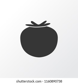 Tomato icon symbol. Premium quality isolated ketchup element in trendy style.