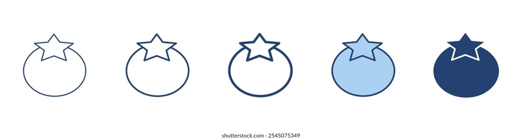 Icono de tomate Conjunto de símbolos colección