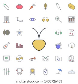 A tomato icon. Universal set of web for website design and development, app development