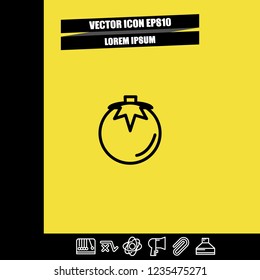 tomato icon vector