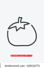 Tomato icon, Vector