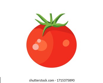 Tomato icon. Tomato  vector design.  Vegetable  icon.  Vitamin vegetables vector illustration. 