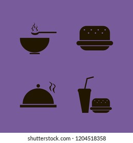 tomato icon. tomato vector icons set burger, proper meal, soup and fast food