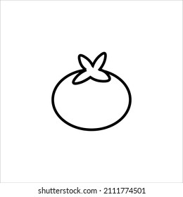 tomato icon vector illustration, 10 eps
