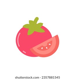 Tomato icon in vector. Illustration