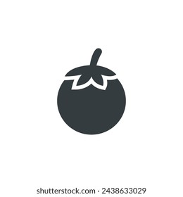 Tomato icon, Tomato vector illustration