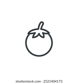 Tomato icon, Tomato vector illustration