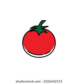 Tomato icon vector illustration design template