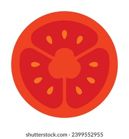 diseño de ilustración vectorial de iconos de tomate