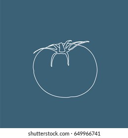 Tomato icon, vector illustration design. Vegetables collection.