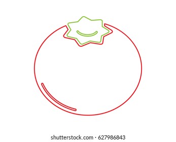 tomato, icon, vector illustration eps10
