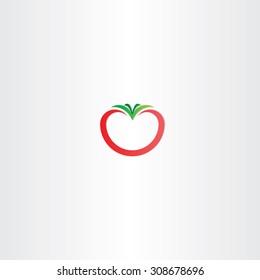 Tomato Icon Vector Logo Sign Label