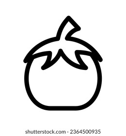 Tomato Icon Vector Symbol Design Illustration
