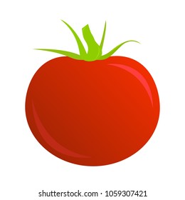 Tomato icon. Vector vegetable illustration. Fresh healthy tomato