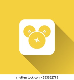 tomato icon. vegetable sign