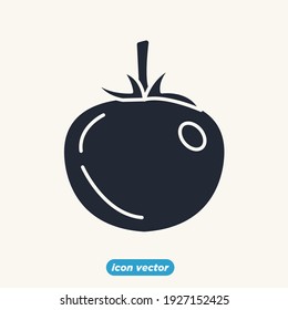 tomato icon. tomato vegetable symbol template for graphic and web design collection logo vector illustration