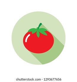 Tomato Icon. Vegetables Vector Illustration Sign & Symbol.