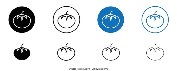 Tomato icons pack vectors for app and web ui designs