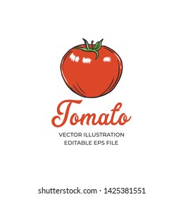 Tomato Illustration best for your art or logo template