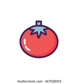 Tomato Illustration Icon 