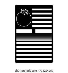 tomato information document fruit icon image 