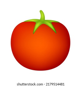 Tomate aislado de fondo blanco