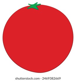 Tomato isolated on white background