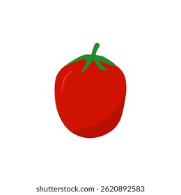Tomate isolado no fundo branco. eps vetor