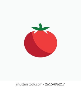 Tomato isolated on white , Tomato vector. Tomato on white background