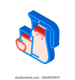 tomato juice meal drink isometric icon vector. tomato juice meal drink sign. isolated symbol illustration
