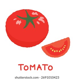 Tomate ketchup y tomates en rodajas.