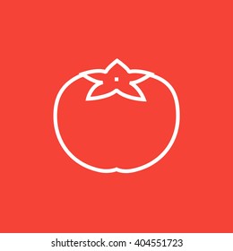 Tomato line icon.