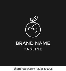 tomato, line sign, icon vector