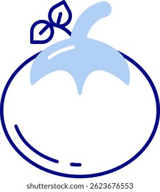 Tomato Line vector Icon Design