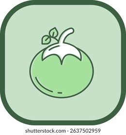 Tomato Line vector Icon Design