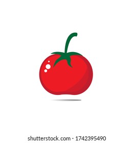 Tomato logo design template. Vector